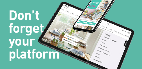 Caption: Don't forget your platform
Image contains a tablet and phone showing website in action