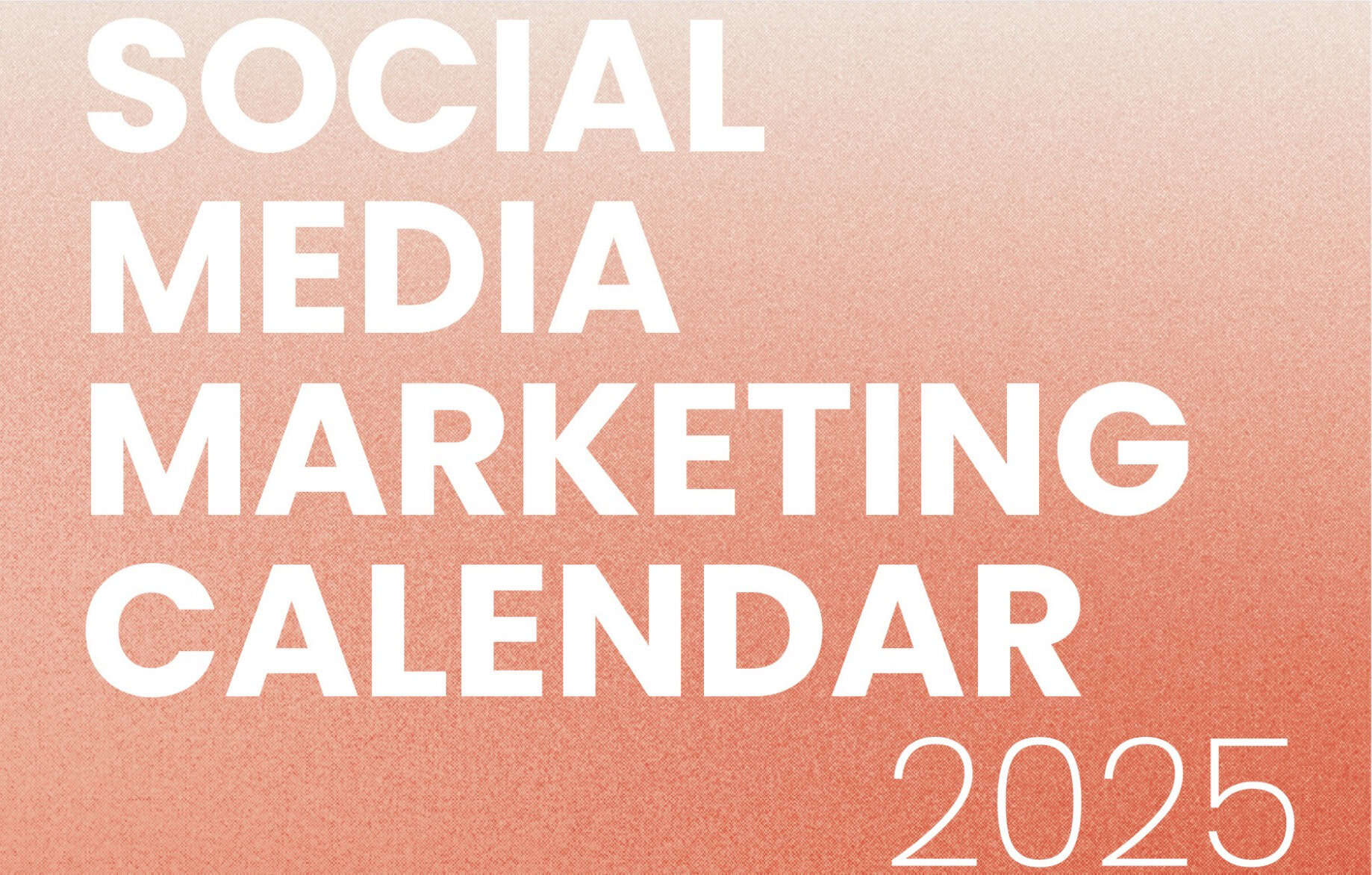 Social Media Calendar Download